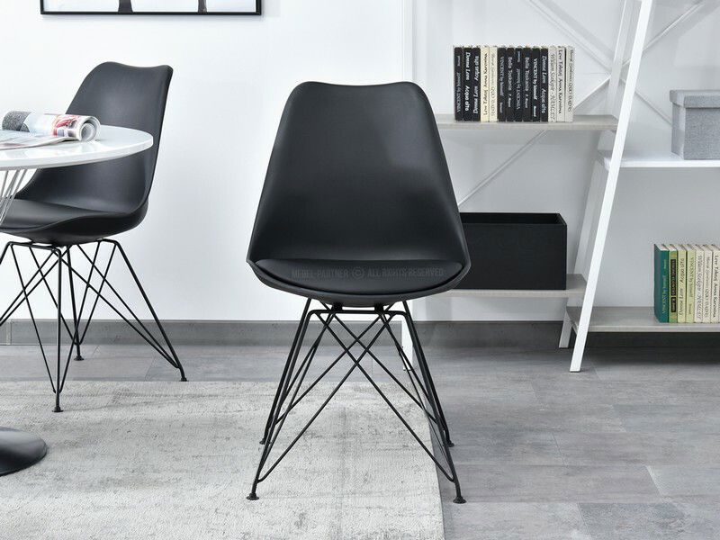 Stolička Large Rod (čierna )