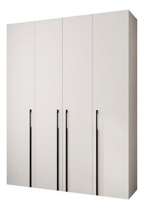 Šatníková skriňa 190 cm Carmela 50-3 (biela + čierna)