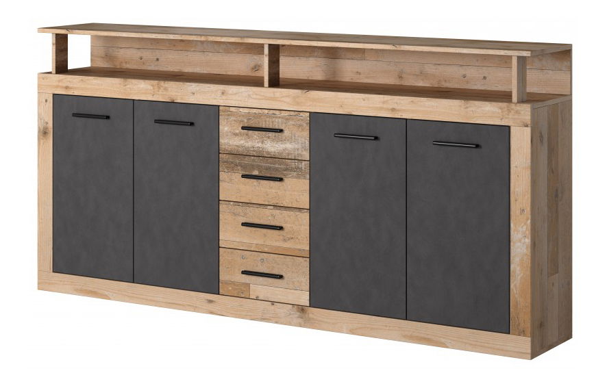 Komoda Lenita XXL (hrast matera + drvo)