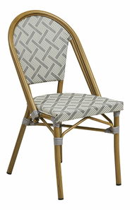 Scaun de grădină Lazulia (alb + gri)