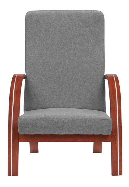 Kreslo BRW Jeff ES (sivá)