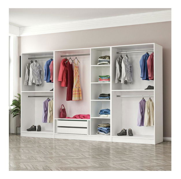 Dulap de haine Kalia 3808 (Alb)