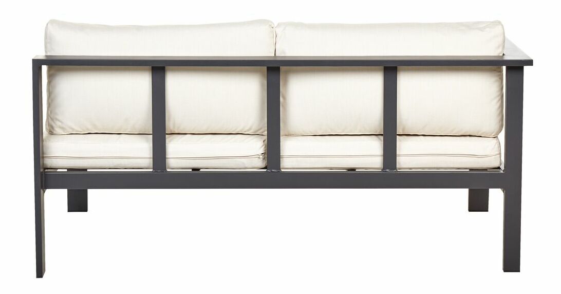 Set mobilier de grădină Mesza (Negru + bej)