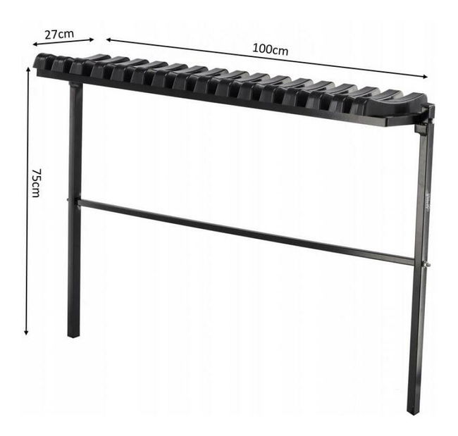 Kerti pad Shade 90 (fekete) 