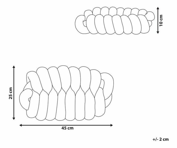 Pernă 45x25 cm PARON (verde)