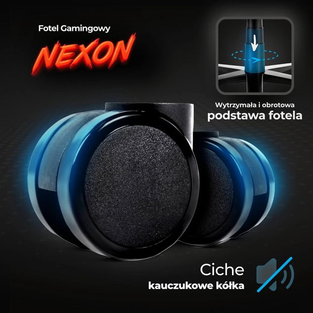 Felső fotel Nutrida (fekete + fehér) 