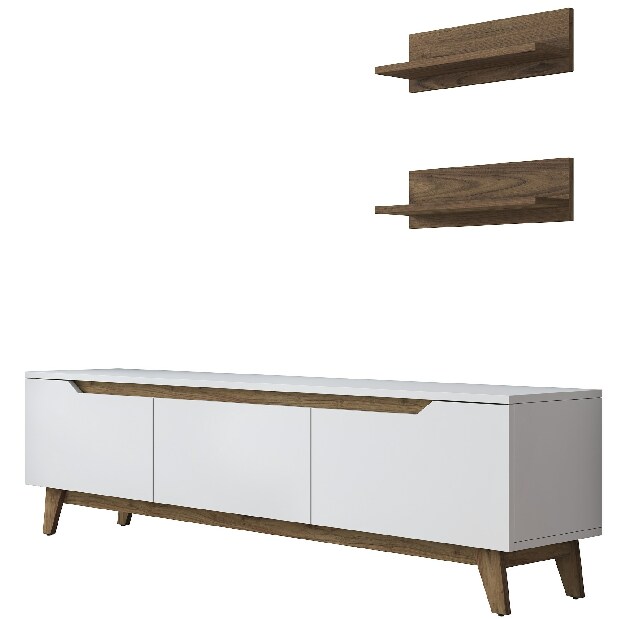 Mobilier living Martha 1053 (Alb + Nuc)