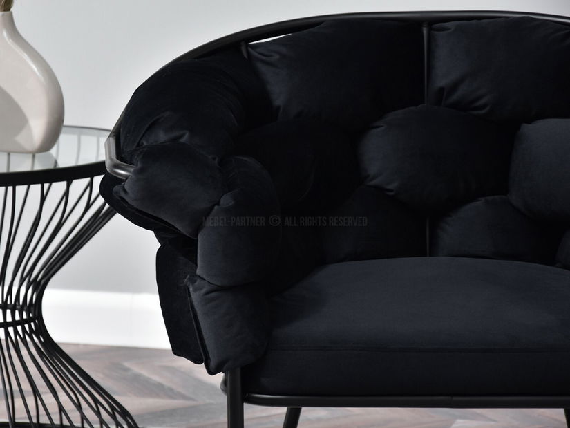 Relax fotel Piplio (fekete)