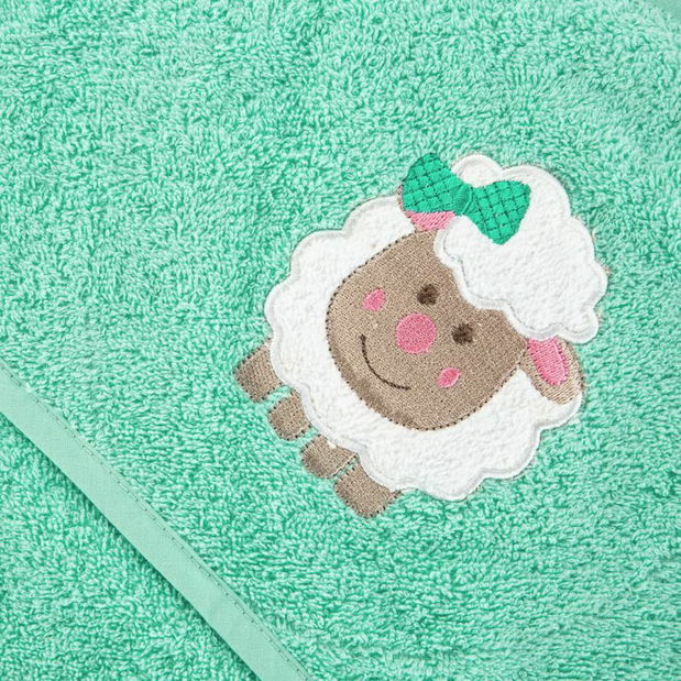 Ručnik s kapuljačom Bambino 51 (metvica)