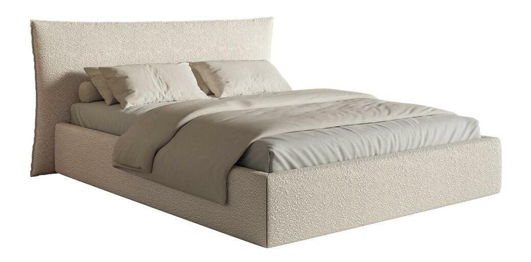 Manželská posteľ 160 cm Swiftie 160 (béžová svetlá + čierna)