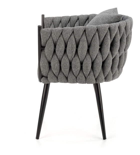 Fotoliu Avento (gri + negru)