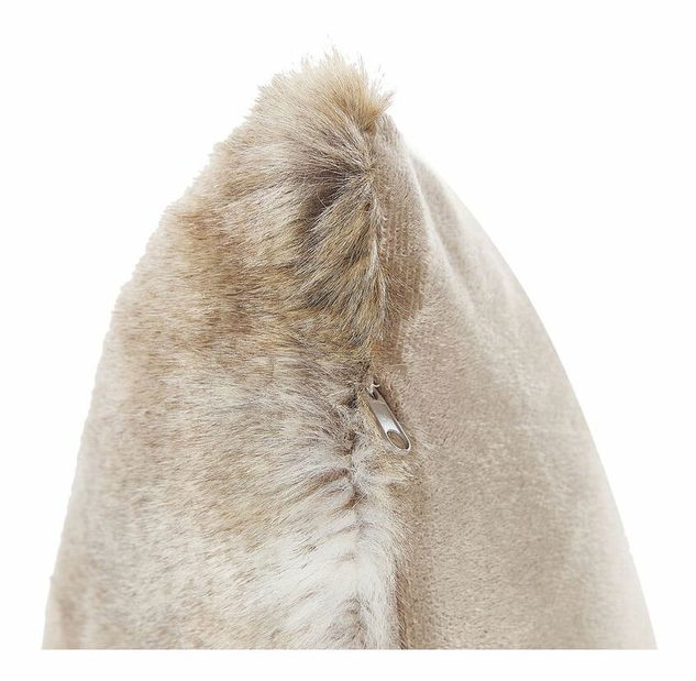 Sada 2 ozdobných vankúšov 45 x 45 cm Horde (hnedá)