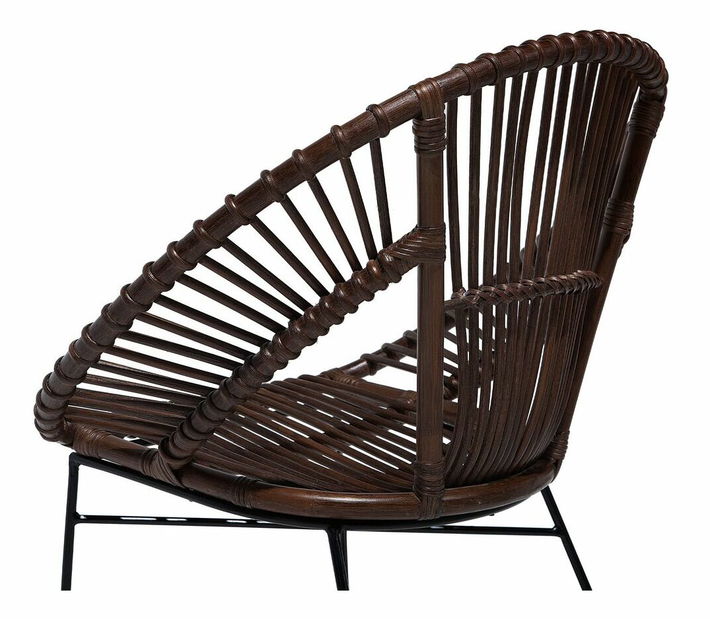 Jedálenská stolička Sakita (hnedá)