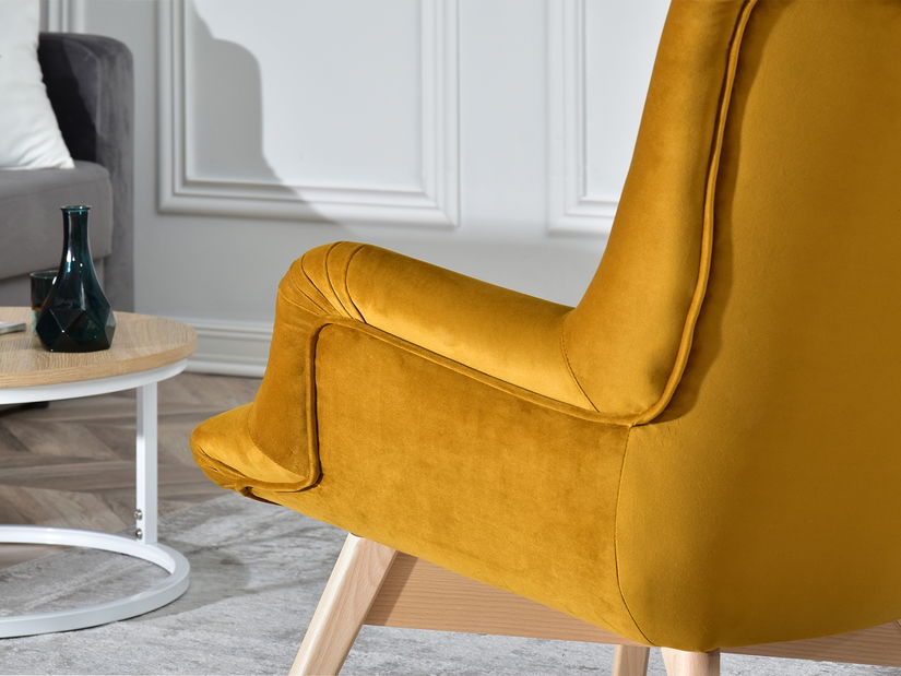 Relaxačné kreslo Florentino (medová + buk)