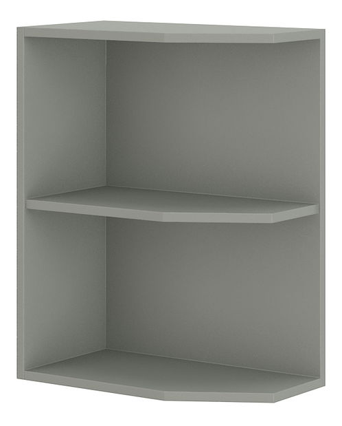 Raft inferior de bucătărie Elissa 30 D ZAK BB (gri platină)