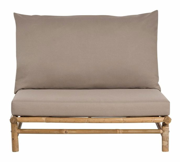 Set mobilier de grădină Theta (lemn deschis + gri închis) 