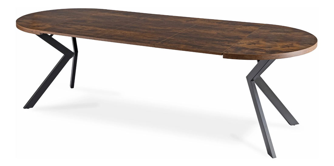 Széthúzható étkezőasztal Lavar (rusztikus tölgy) (4-10 fő részére)