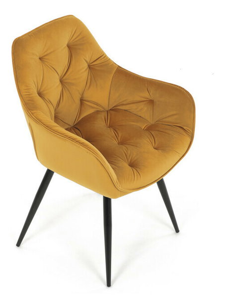 Jedálenská stolička Dummas (žltá)