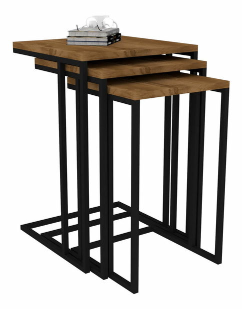 Set 3buc. măsuțe cafea Blacky