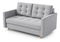 Kétszemélyes kanapé Jennifer (világosszürke)