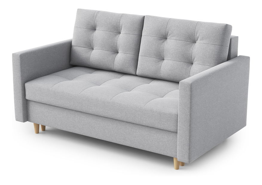 Canapea două locuri Jennifer (gri deschis)