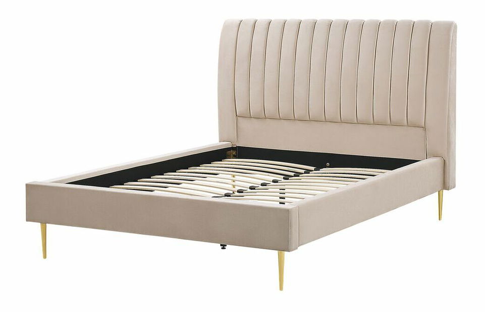 Franciaágy 140 cm Mellody (narancssárga)