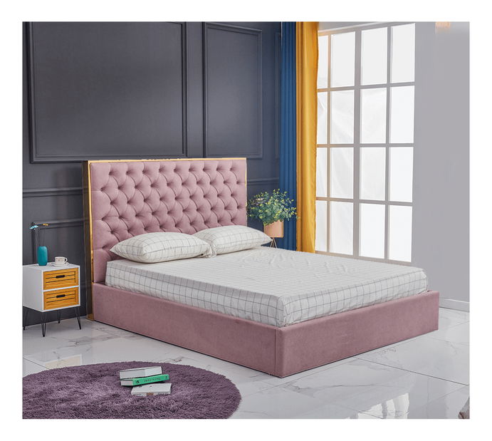 Manželská posteľ 180 Nambu (staroružová)