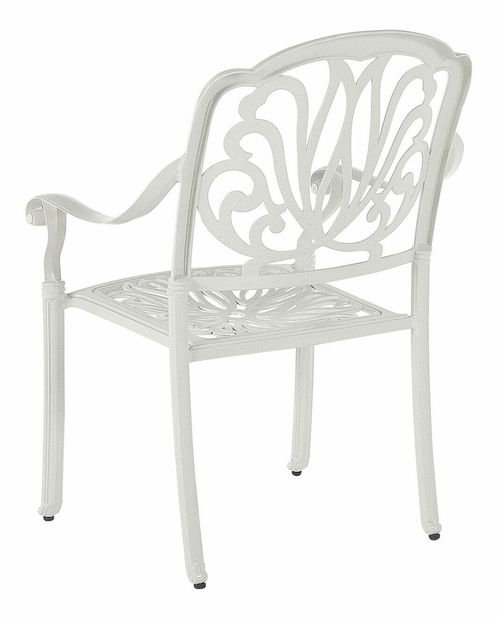 Set 4 buc. scaune de grădină Aneco (alb)