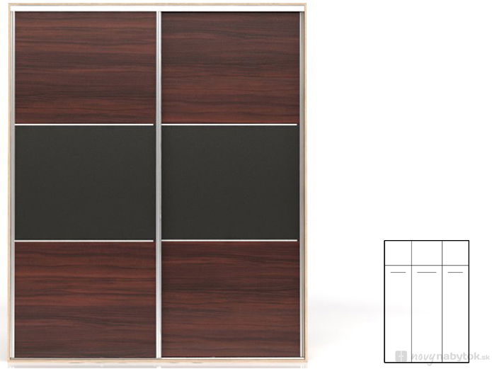 Ruhásszekrény F19 SZF2D/200