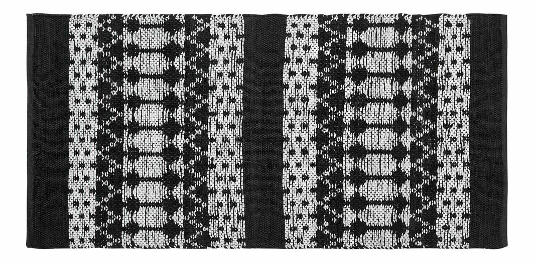 Koberec 80 cm Sakura (čierna)