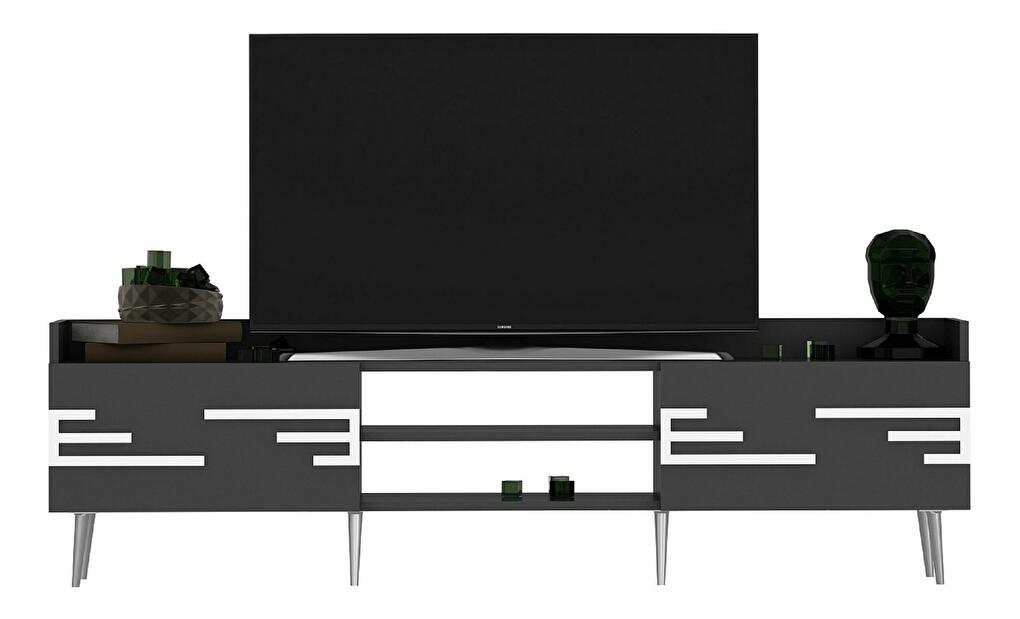 TV asztal/szekrény Tobeke (antracit) 