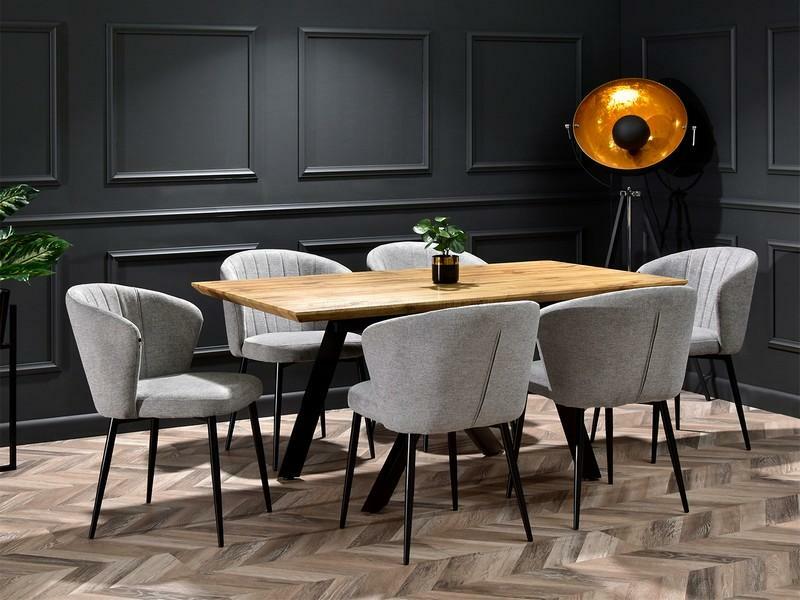 Scaun Zane (gri + negru)