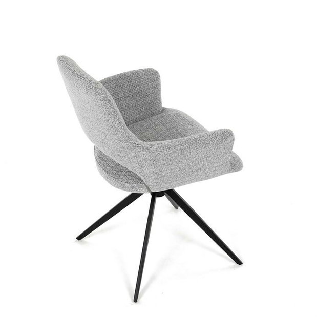 Jedálenská stolička Diamantal (sivá)