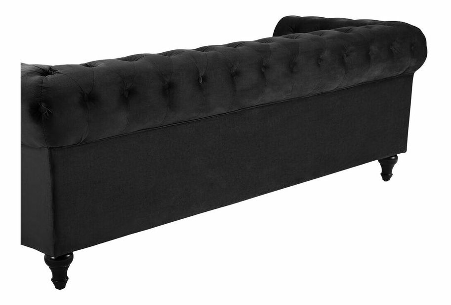 Pohovka trojsedačka Chichester (látka) (čierna)