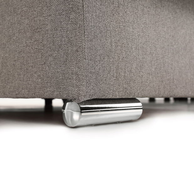 Rohová sedačka v tvare U Seglaria (sivohnedá) (L)