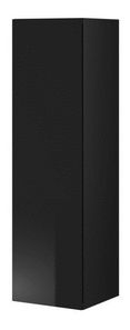 Zidni ormarić Viktor 08 (crna + crni sjaj)