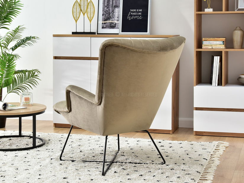 Fotoliu relax Nuttshell (negru)