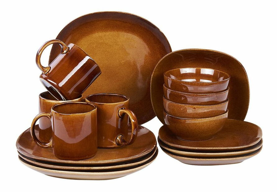 Set vesela 16 buc Tassia (maro)