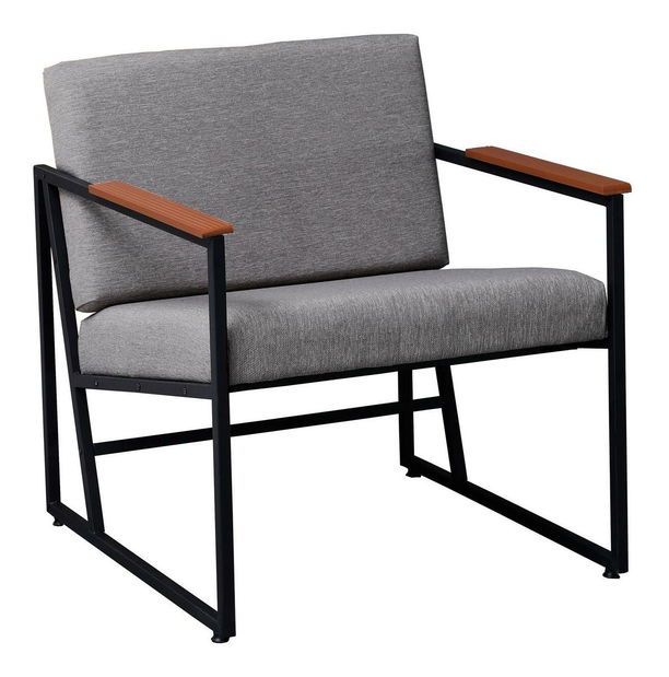 Fotel Vantolazzo (szürke + fekete)