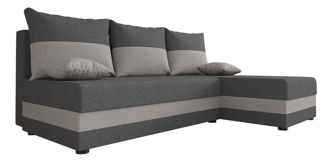 Colțar Harmony L (Gri închis + Gri) (D)