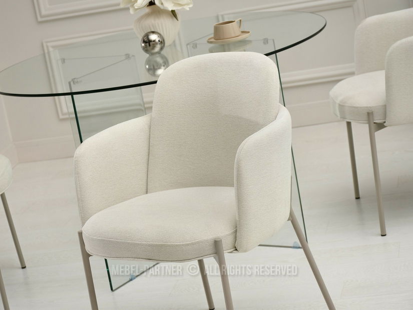 Scaun sufragerie Oficina (crem + gri)