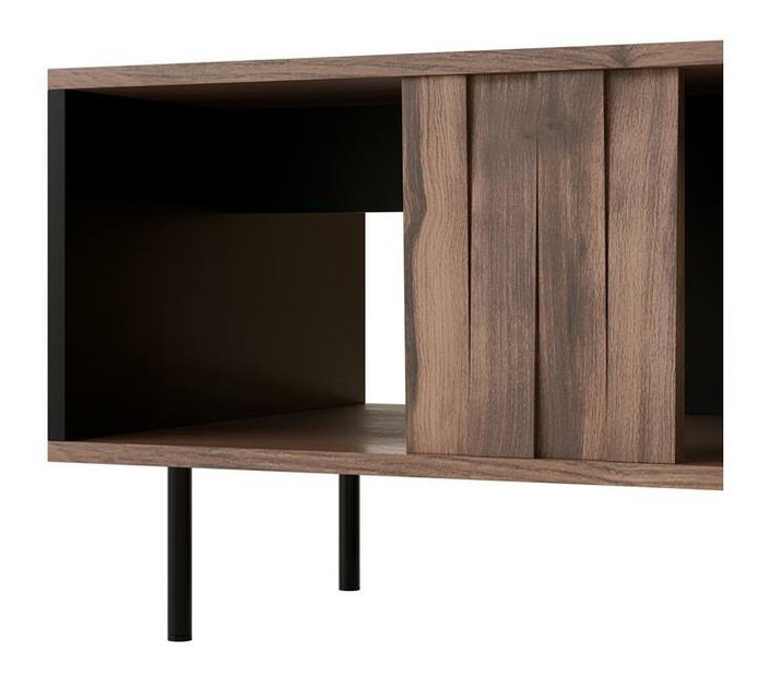 Masă de cafea Sting LAW1 (nuc + negru)