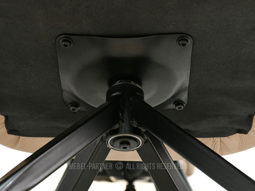 Stolička Cruz (béžová + čierna)