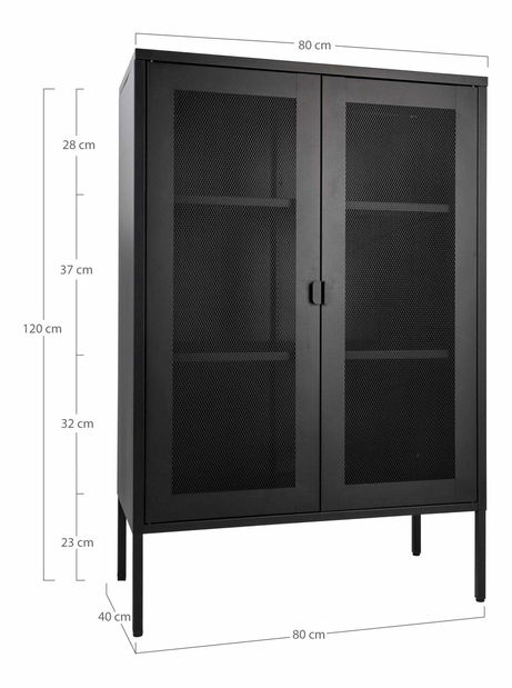 Skrinka Melsalia (čierna)