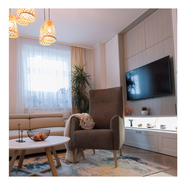 Relax fotel Saif (barna + bükk)