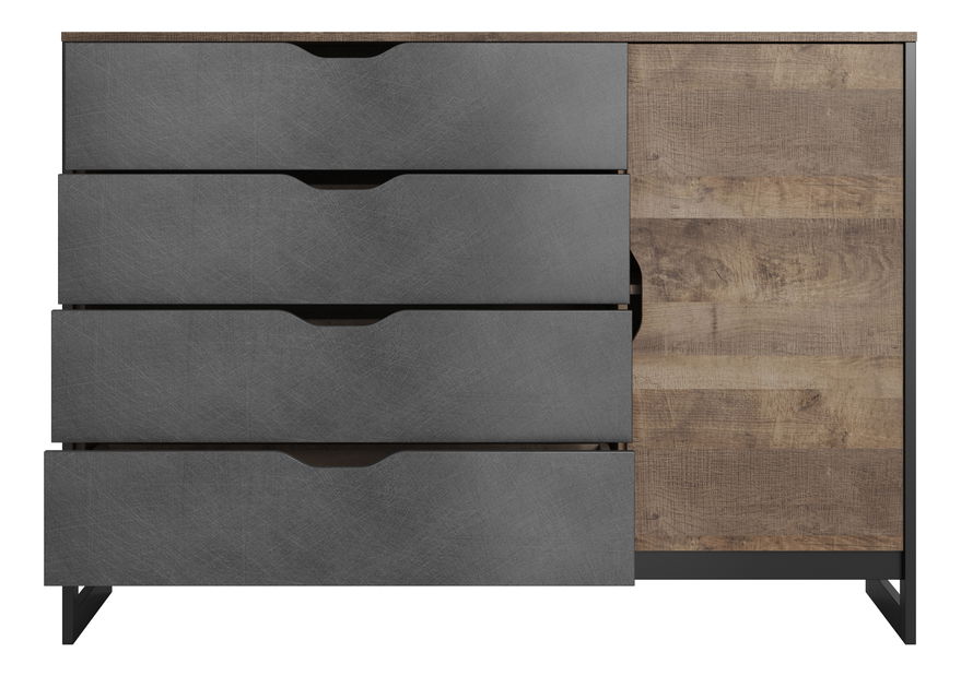 Komód Adrissa M (sand grande tölgy + matera)