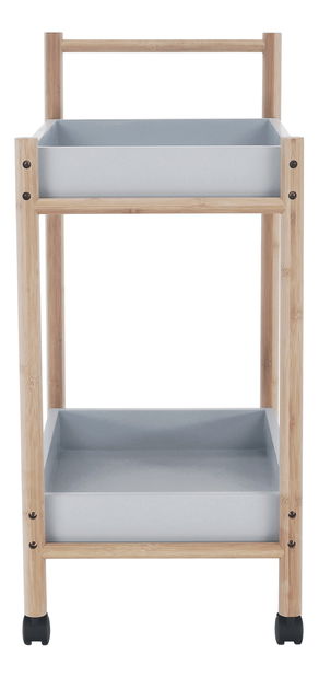 Zsúrkocsi Seren (szürke + természetes)