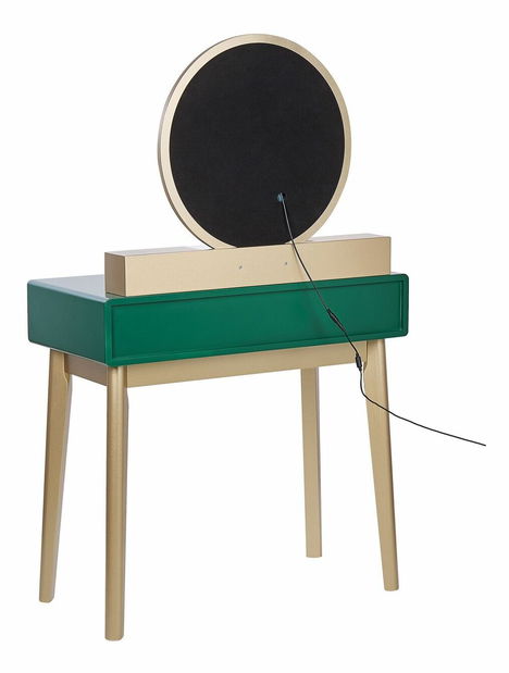 Toaletný stolík Fedro (zelená)