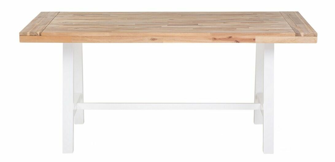 Jedálenský stôl Scalia (pre 6 osôb) (hnedá + biela)