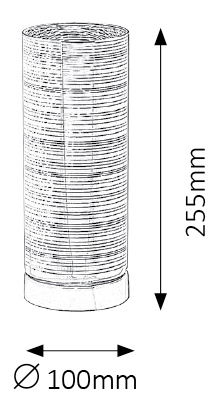 Asztali lámpa Vera 2204 (króm)